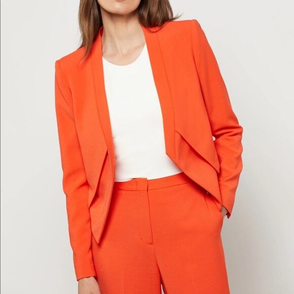 BCBGMAXAZRIA Bright Nectar Lloyd Easy Layered Blazer Size Small - Picture 1 of 11